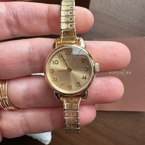 Coach - Gold Stretch Band Watch - Picture 8 of 11